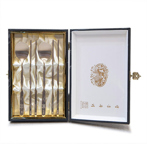 Spoon & Chopstick Set — Tortoise - LV0076