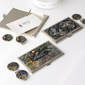 2-Piece Set: Business Card Case Golf Ball Marker K(Traditional)