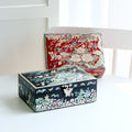 Najeonchilgi Plum Blossom 1-Tier Mother of Pearl Jewelry Box, 18 cm