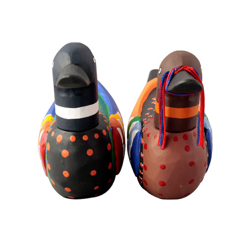 Small Wooden Mandarin Duck - DE0138