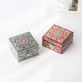 Najeonchilgi Plum Blossom Arabesque Mini Mother of Pearl Jewelry Box, 11 cm