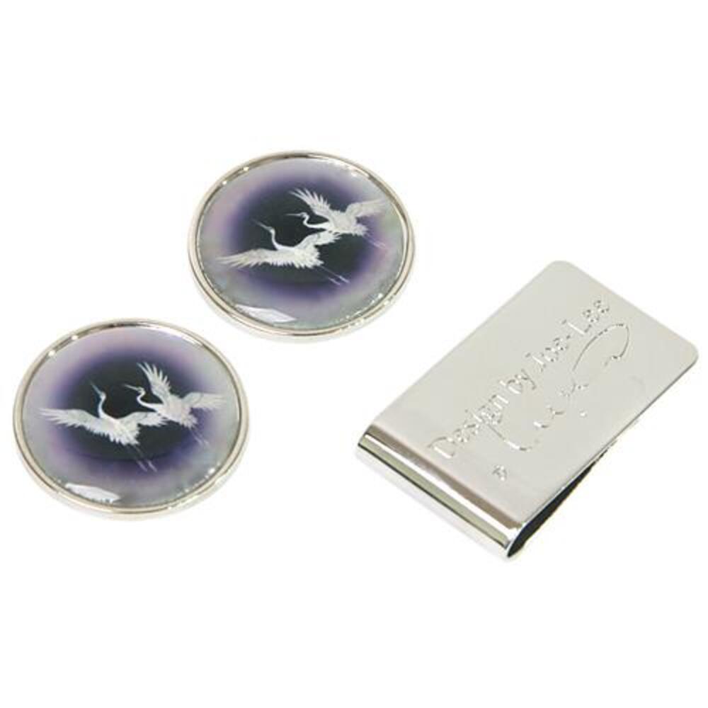 Premium Najeonchilgi Golf Ball Marker (Crane)