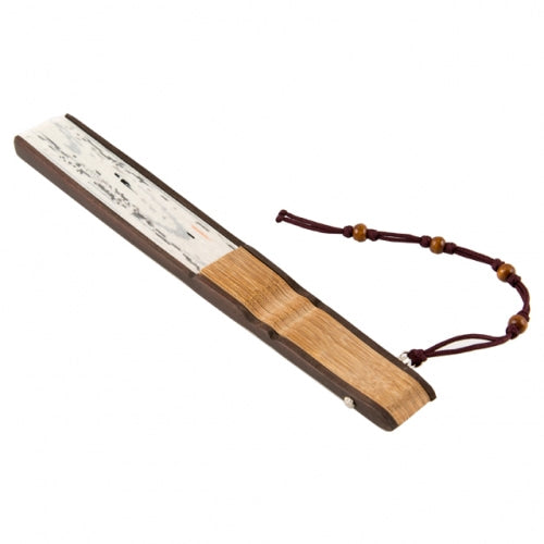 Large Silk & Ramie Hand Fan - FN0031