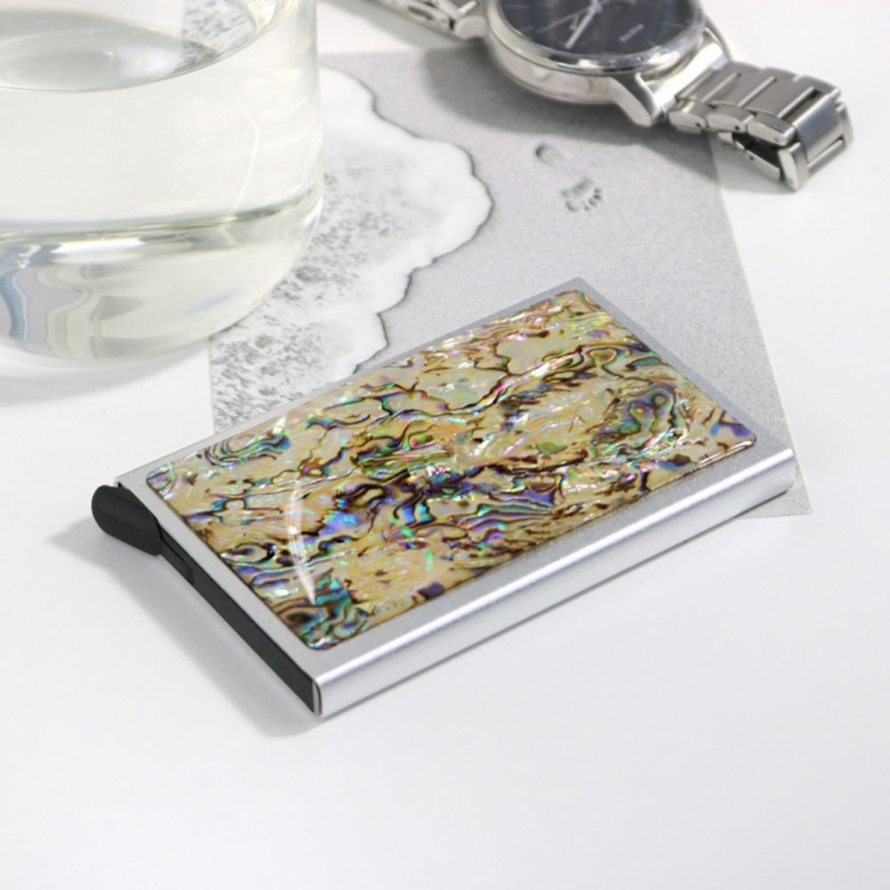Najeon Marbled Pattern Card Case M
