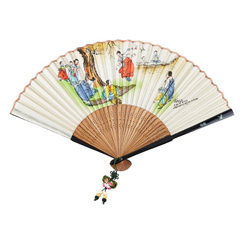 Silk & Ramie Hand Fan - FN0020