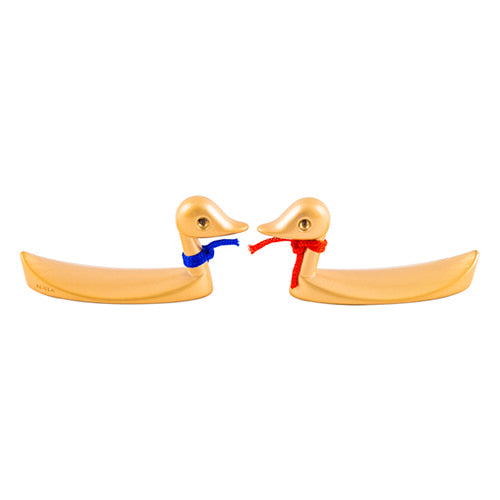Spoon & Chopstick Set — Mandarin Duck (Gold) - LV0089