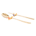 Spoon & Chopstick Set — Sipjangsaeng (Gold) - LV0086