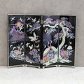 Najeon Chilgi Mother of Pearl Folding Screen — Pine & Crane - DE0013