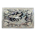 Pair of Crane Mother of Pearl Business Card Case, Multi-Purpose Box