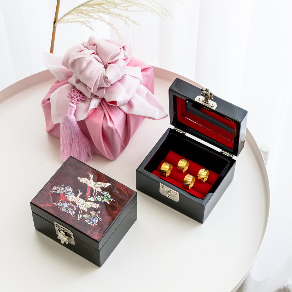 Hanji Turtle Mother of Pearl Jewelry Box