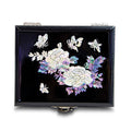 Peony Glossy Turtle Najeonchilgi Lacquerware Natural Mother of Pearl Jewelry Box