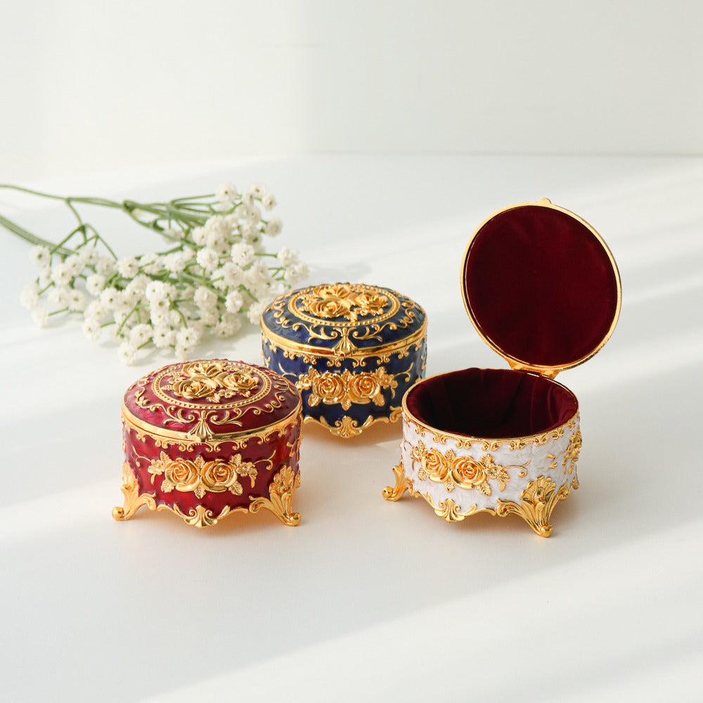 Mini Case Round Jewelry Box (P)