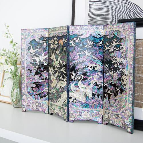 Najeon Chilgi Mother of Pearl Folding Screen - DE0005