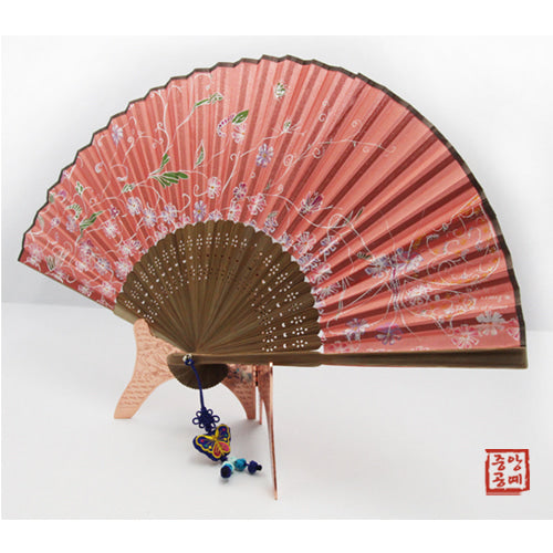 Silk & Ramie Hand Fan — Butterfly - FN0055