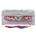 Flock of Crane 2-Tier Rounded Jewelry Box (Red) - by Yoo Chang-geun