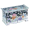 Peony Embroidered Drawer Roof TileDouble Lidded Jewelry Box (Large)
