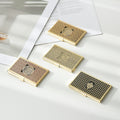 Premium Metal Glossy Gold Business Card Case