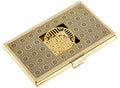 Medium Metal Business Card Case (Gold) - OF0134