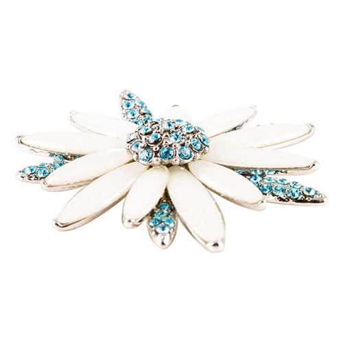Tie Pin, Cufflinks & Brooch (White) - LV0151