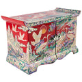 Crane & Pine (Red) Roof Tile Double Lidded Jewelry Box - Oh Myung-ho