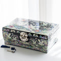 Pine & Crane Rounded 2-Tier Najeonchilgi Jewelry Box, Large (Black) by Jang Tae-bok
