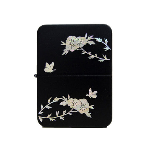 Nail Clipper Set — Plum Blossom (Black) - LV0131