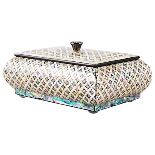 Najeon Chilgi Mother of Pearl Business Card Holder — Chilbomun by Park In-ho - OF0008