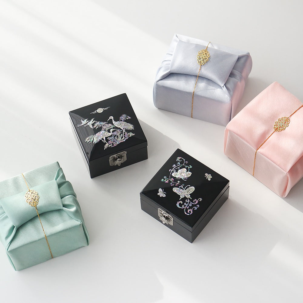 Mini Jewelry Box Mother of Pearl Jewelry Box Holder Box