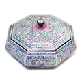 Premium Najeonchilgi Lacquerware Arabesque Octagonal Multi-Purpose Mother of Pearl Jewelry Box - Jang Tae - Bok