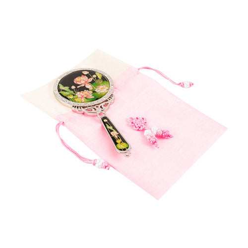 Najeon Chilgi Hand Mirror & Medicine Case — Lotus - LV0033