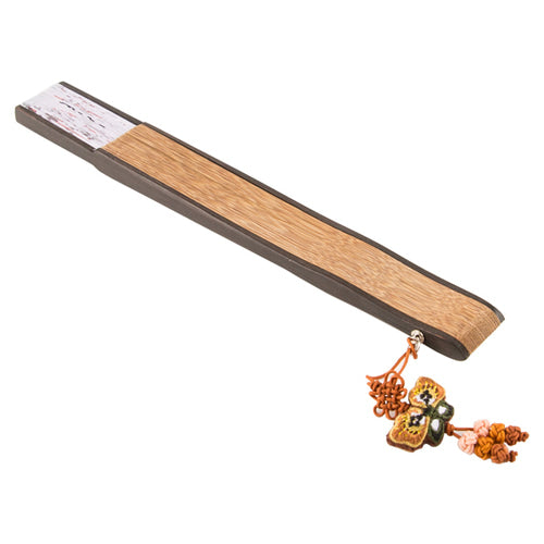 Silk & Ramie Hand Fan — Plum Blossom - FN0052