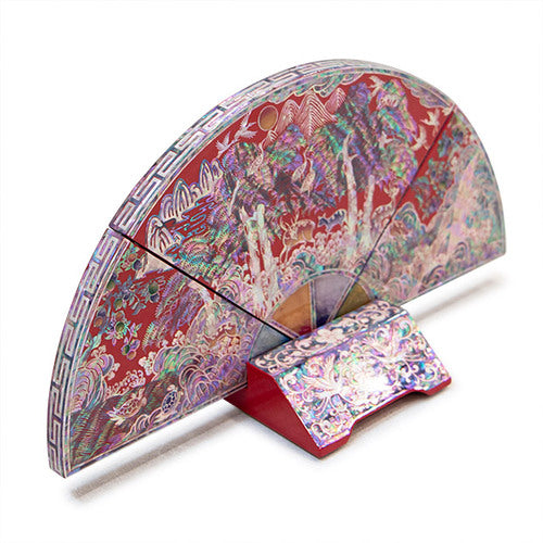 Small Najeon Chilgi Mother of Pearl Folding Screen by 오명호 - DE0009