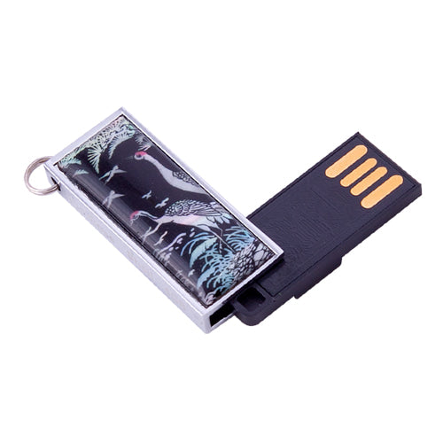 Najeon Chilgi Mother of Pearl USB Memory — Pine & Crane - OF0254