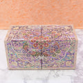 Arabesque Butterfly Double Lidded Jewelry Box (Small, Red) - Oh Myung-ho