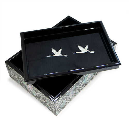 Najeon Chilgi Mother of Pearl Document & Memo Box - OF0222