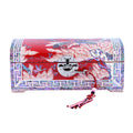 Pine & Crane Rounded 2-Tier Najeonchilgi Jewelry Box, 27 cm (Red) by Oh Myung-ho