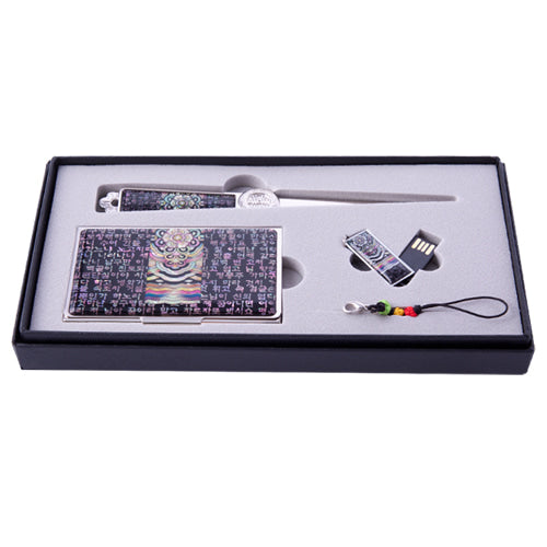 Najeon Chilgi Mother of Pearl Business Card Case Set - OF0173