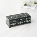 Najeonchilgi Arabesque Butterfly 3-Tier Drawer Mother of Pearl Jewelry Box, 23 cm