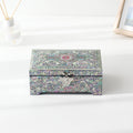 Najeonchilgi Butterfly Arabesque 2-Tier Joseon Style Mother of Pearl Jewelry Box, 18 cm (Master Artisan Jang Tae-bok)