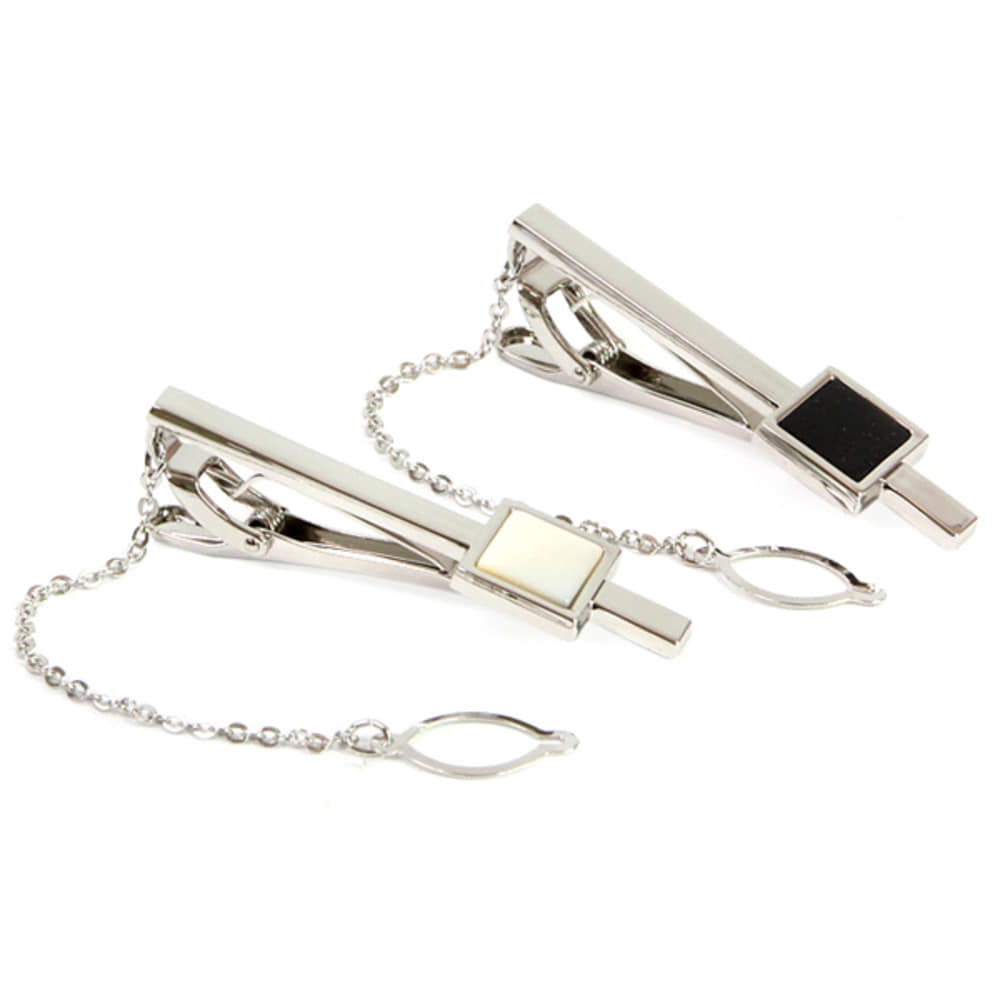 Premium Square Mother of Pearl Tie Pin
