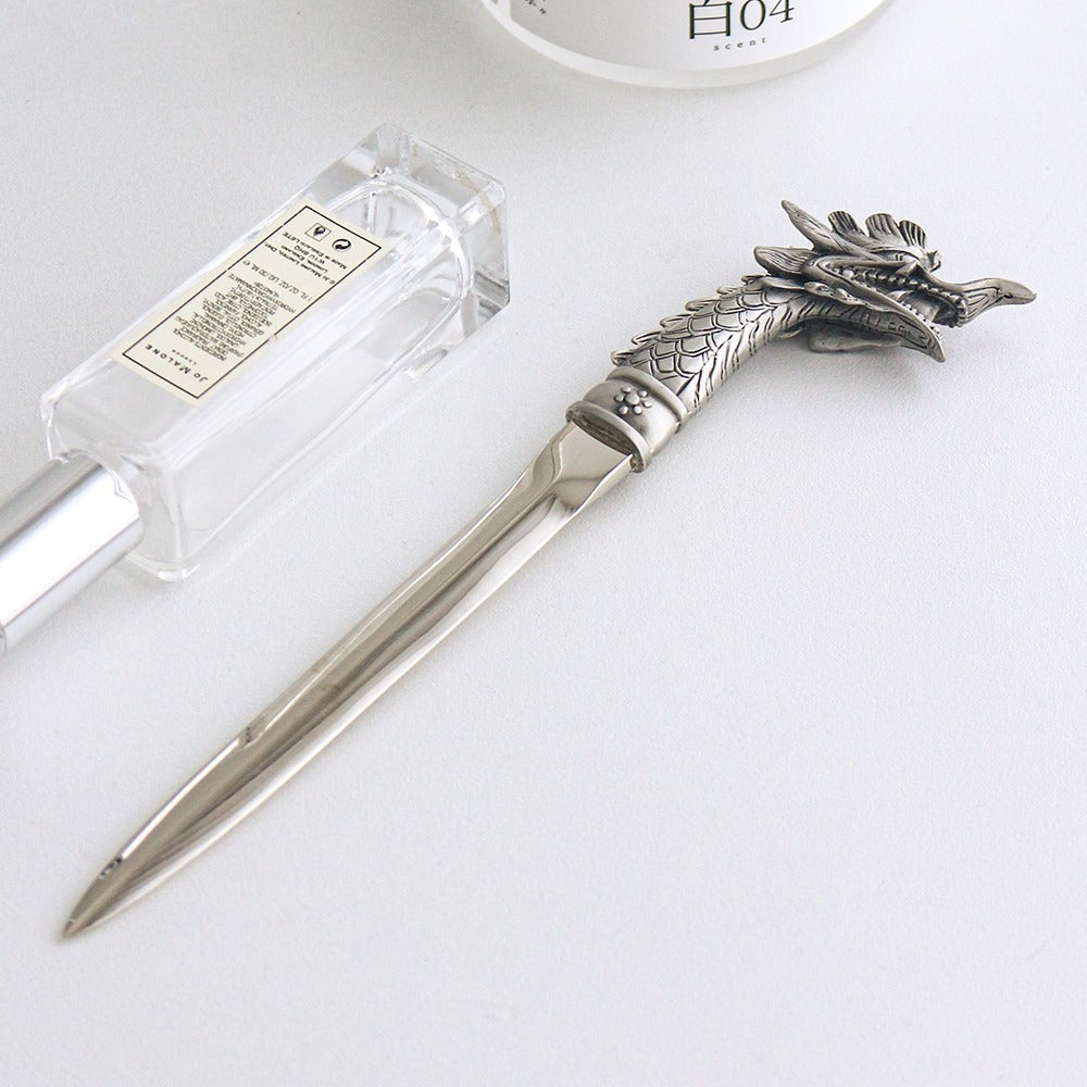 Premium Dragon Head Letter Opener (Pewter)