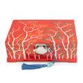 Four Seasons Spring & Summer Ottchil Najeon 2-Tier Jewelry Box (Red) by Jang Chun-cheol