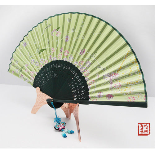 Silk & Ramie Hand Fan — Butterfly - FN0054