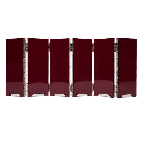 Small Najeon Chilgi Mother of Pearl Folding Screen — Pine & Crane - DE0026