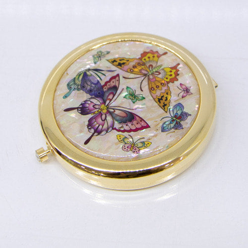 Najeon Chilgi Hand Mirror & Medicine Case — Butterfly - LV0014