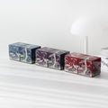 Najeonchilgi Hanji Double-Lidded Mother of Pearl Jewelry Box (Medium) Pine & Crane