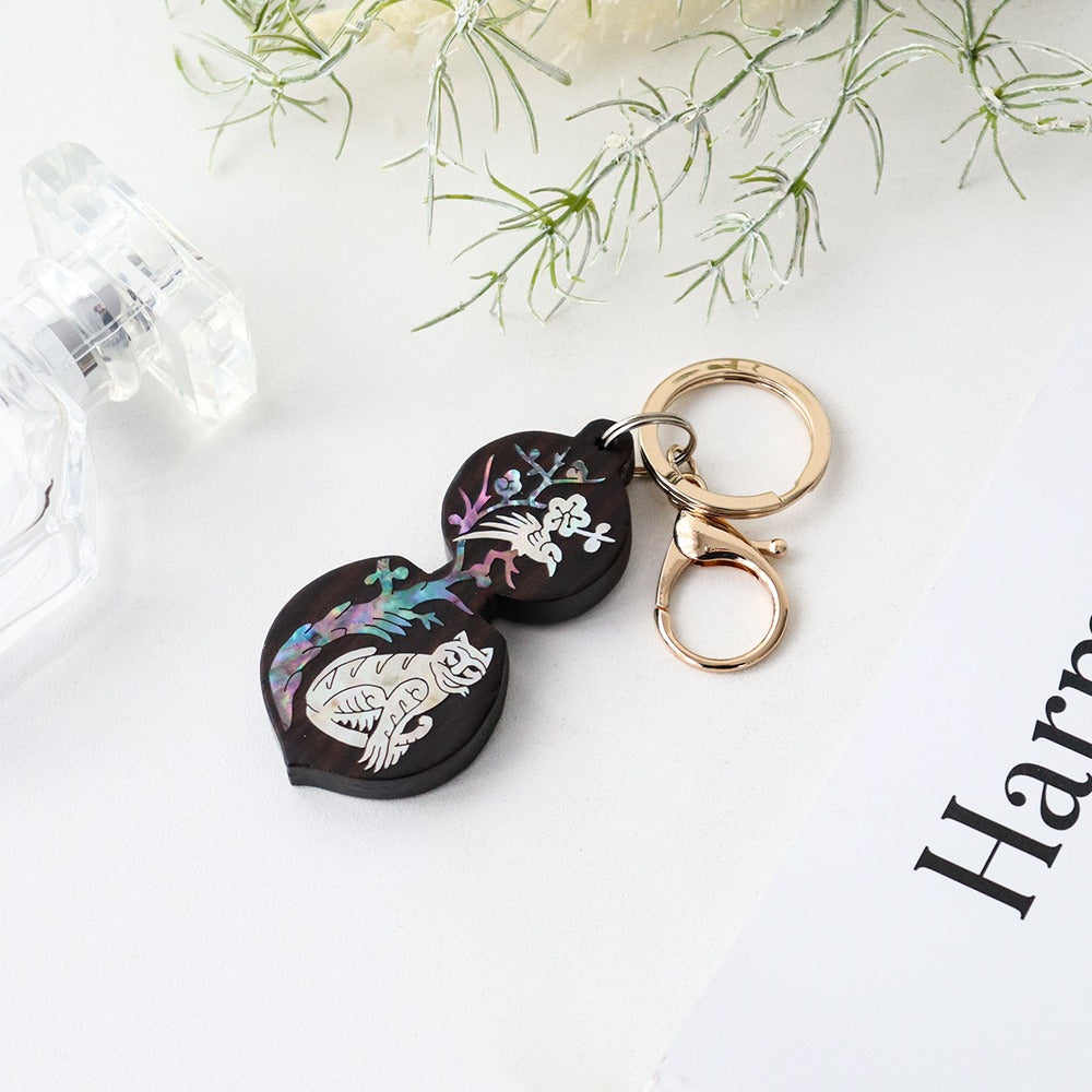 Mother of Pearl Keyring &