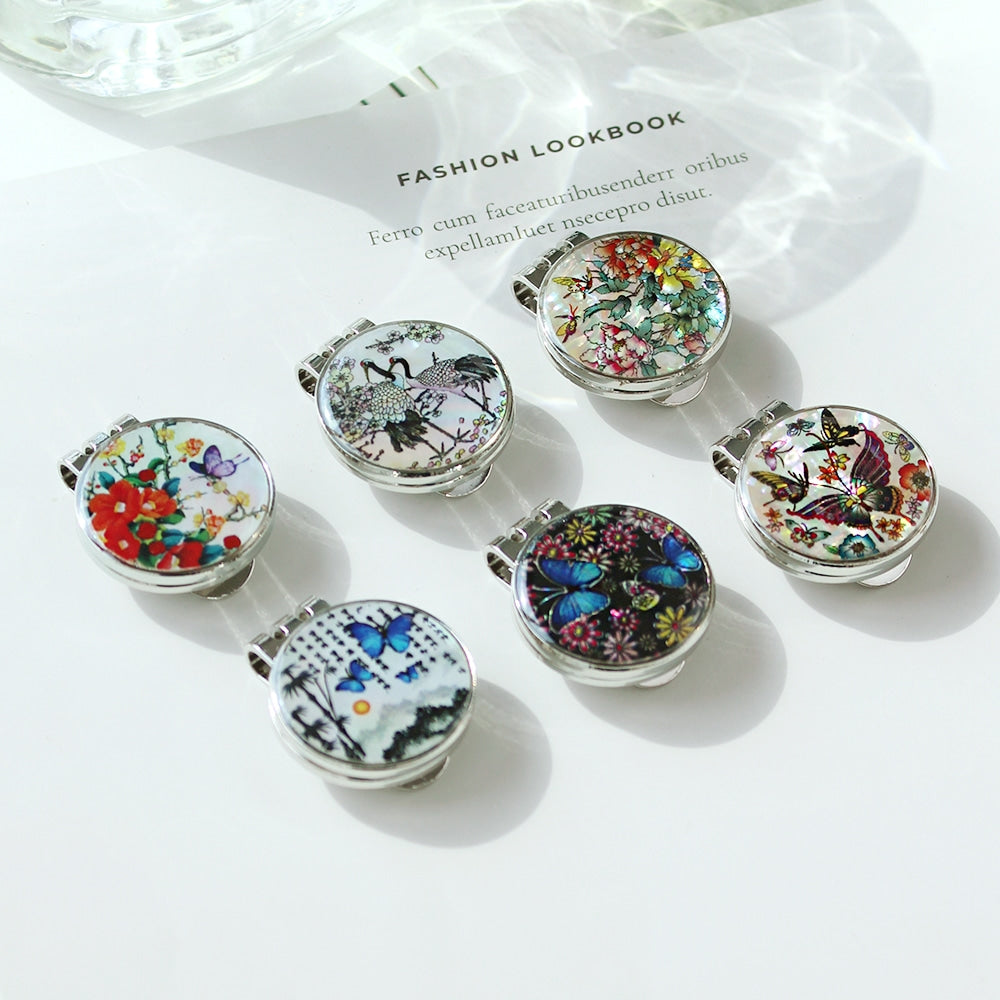 Premium Najeon Golf Ball Marker K(Butterfly)