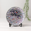 Najeonchilgi Ten Symbols of Longevity Ornament Dragon Round Mother of Pearl Tray, 30 cm