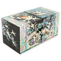 Square Crane & Pine Double Lidded Mother of Pearl Jewelry Box (Small - Red, Black)